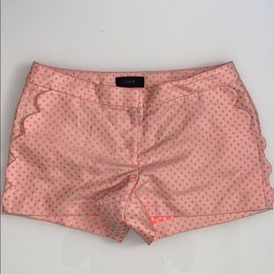 JCREW polka dot shorts
